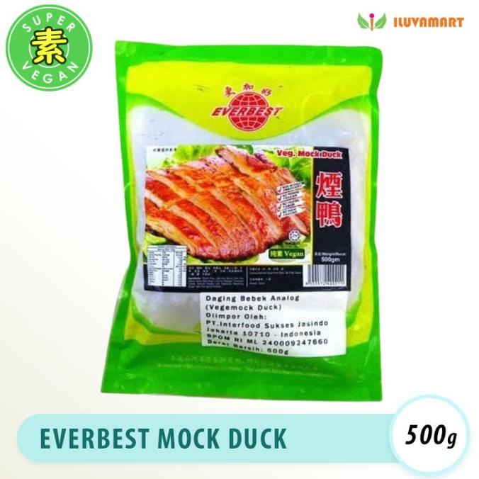 

Everbest Mock Duck 500gr / Gluten / Seitan coklat Vegetarian