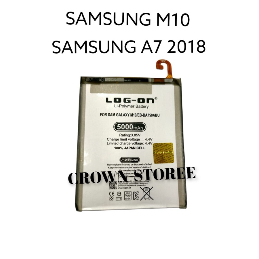 BATERAI SAMSUNG A7 2018 -A750-M10- EB-BA750ABU -DOUBLE POWER LOG ON