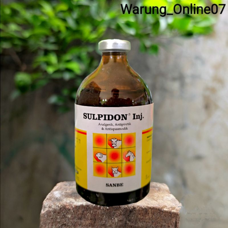 Sulpidon 100ml Injeksi Sanbe Obat Penghilang Rasa Sakit Pereda Sakit Demam Serta Panas Juga Mencegah