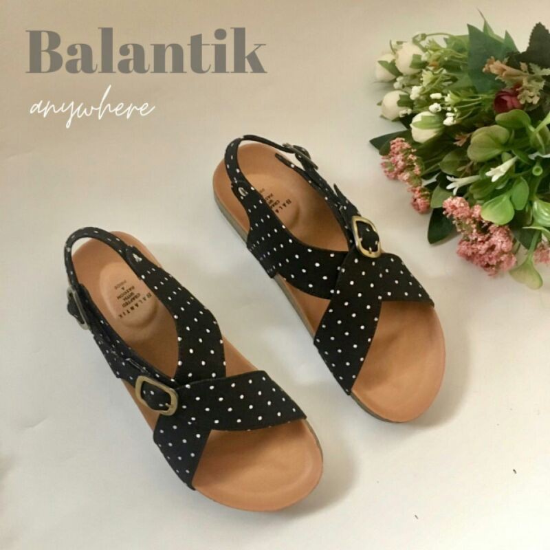 Sandal Balantik Authentic series polkadot