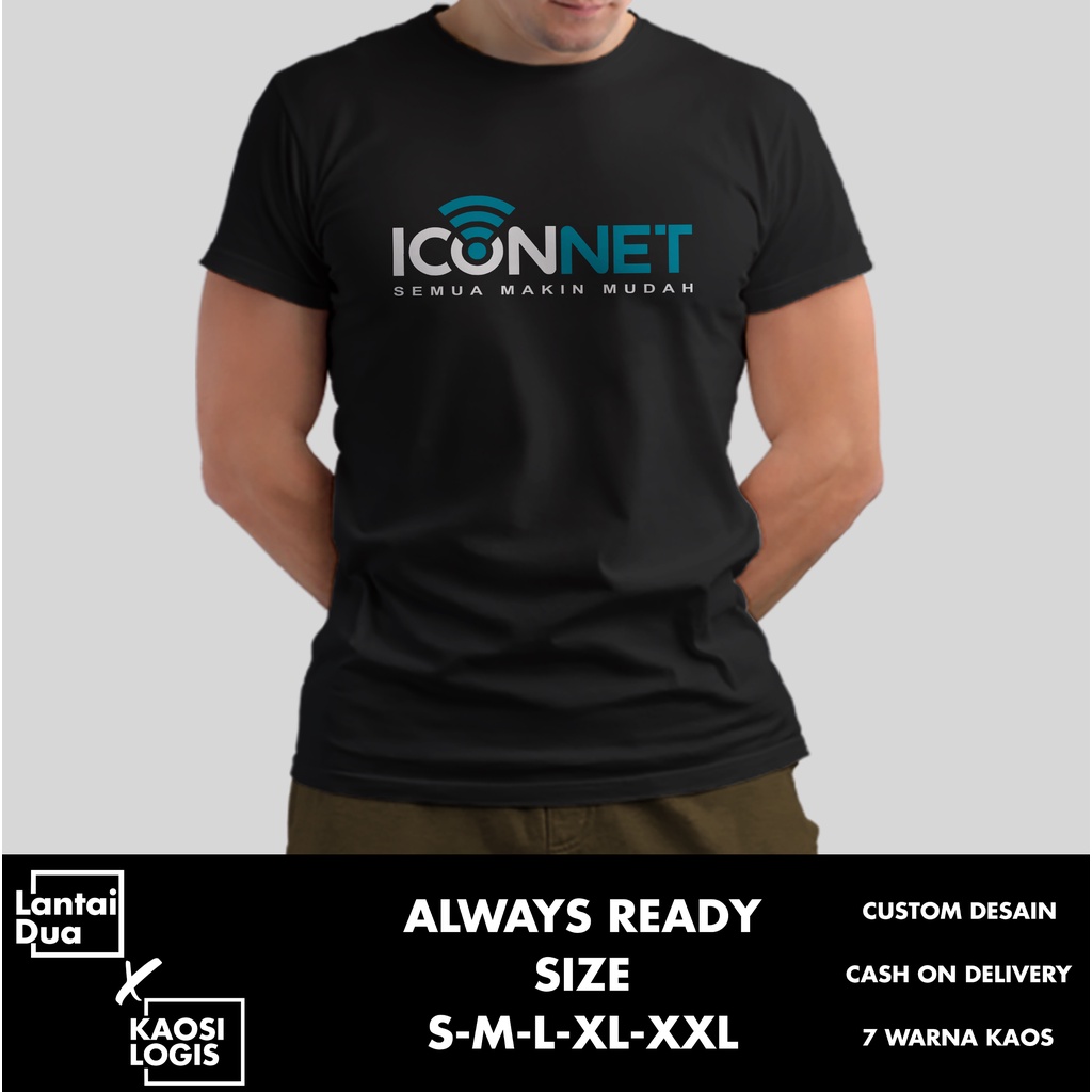 Kaos ICONNET Anak Perusahaan PLN Indonesia - DR INDUSTRIES