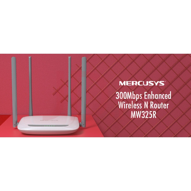 Mercusys MW325R 300Mbps Enhanced Wireless N Router Garansi Resmi 1 Tahun