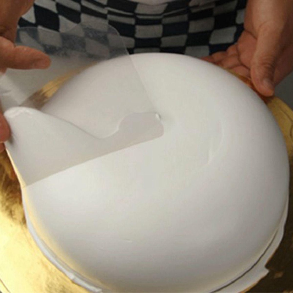 QUINTON Scraper Kue Fondant Pastry Flexible Frosting Alat Panggang Plastik Transparan