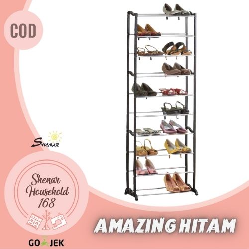 SHENAR RAK SEPATU / RAK SUSUN / RAK HIJAB / RAK SERBAGUNA / RAK MULTIFUNGSI / RAK AMAZING SHOE RACK