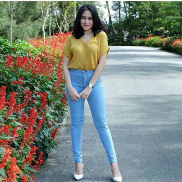 Hw highwaist jeans 27-34 / Hw Jeans Jumbo / celana jeans wanita / celana jeans cewek / celana hw / highwaist jeans