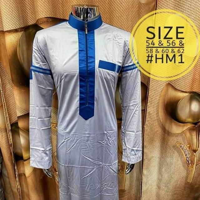 Jubah pria Daffa Al haromain import mesir original