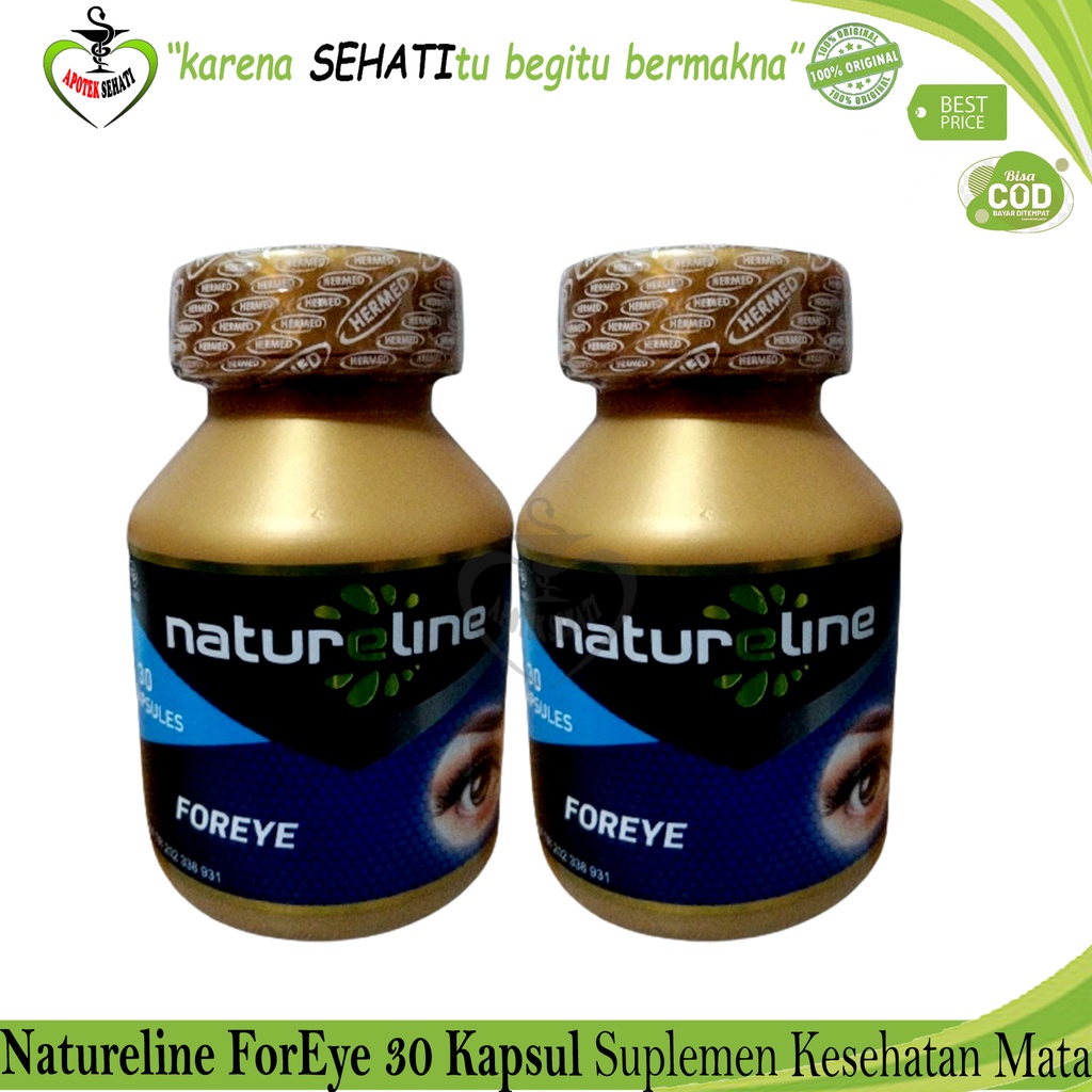 Natureline Foreye 30 Kapsul  Kesehatan Mata Suplemen Mata