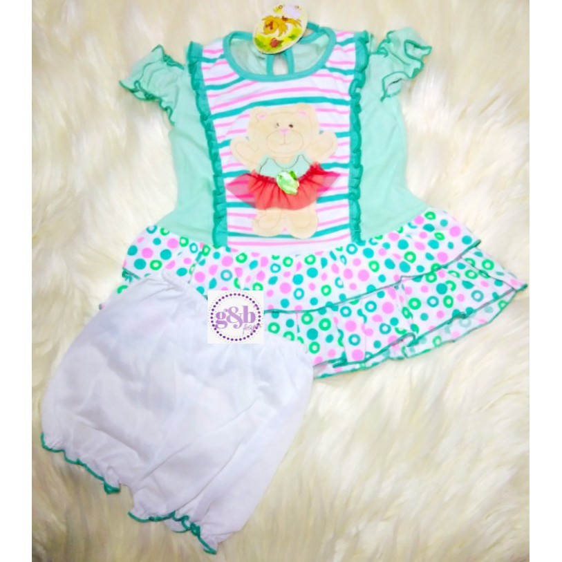 Gaun Bayi (+/-) Uk 0-8 Bulan / Dress Baby Murah Baju Bayi