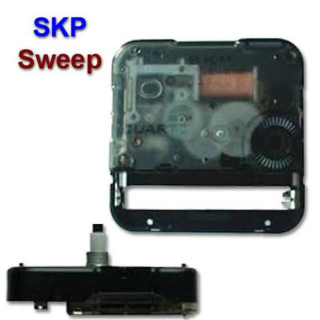 Free Baterai Panasonic Mesin Jam Dinding SKP Sweep Original SKP Seiko