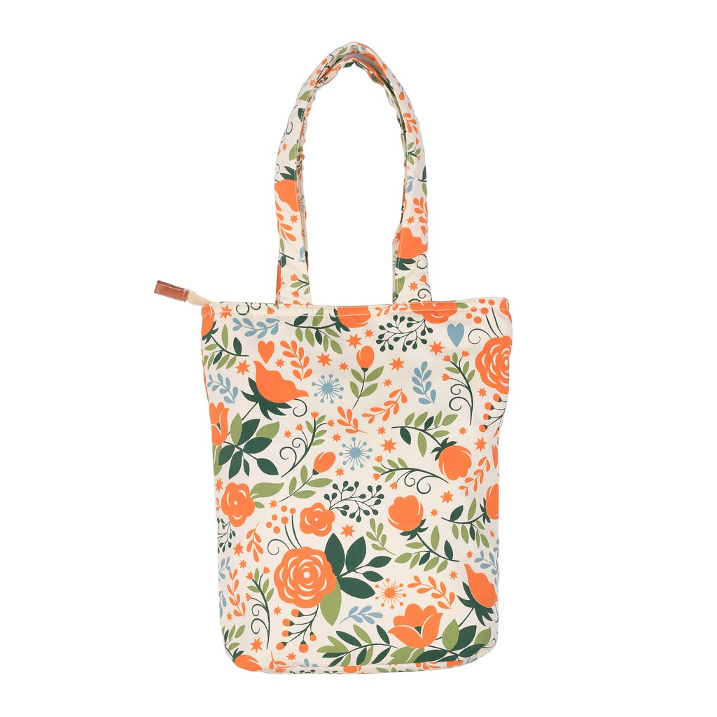 Tote Bag Kanvas Floral