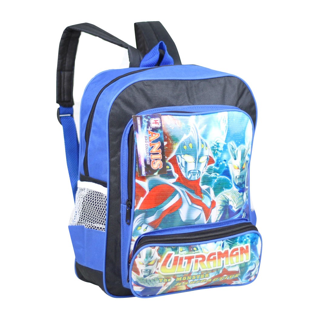 Tas Kids Ransel Murah Tas Cowo Karakter Ultraman Tas Biru Keren Tk Sd Tas Sekolah Bagus Anak Laki