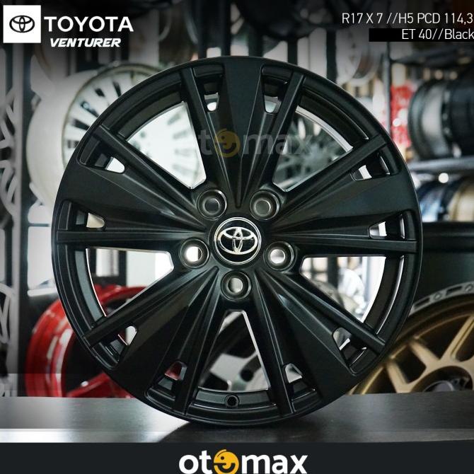 Velg Mobil Innova Venturer Ring 17 - Black Mate