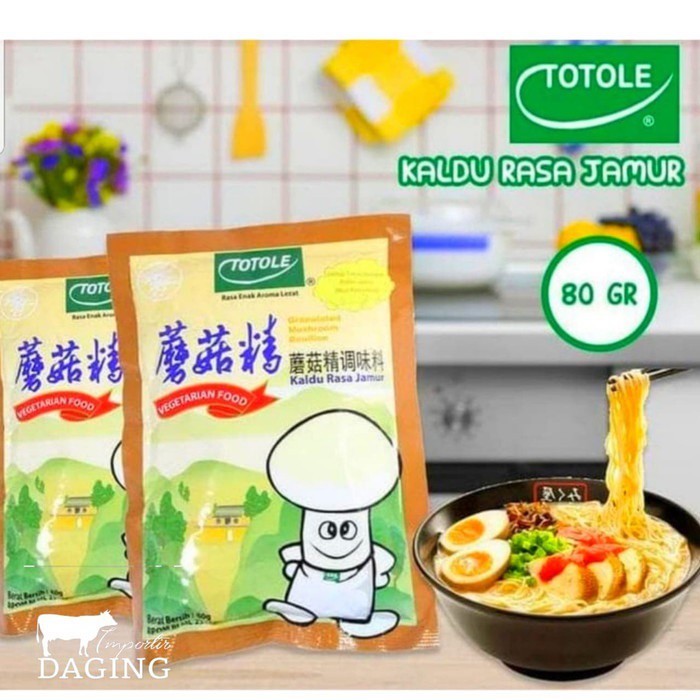 

Kaldu Jamur Totole 80gr - Penganti Micin