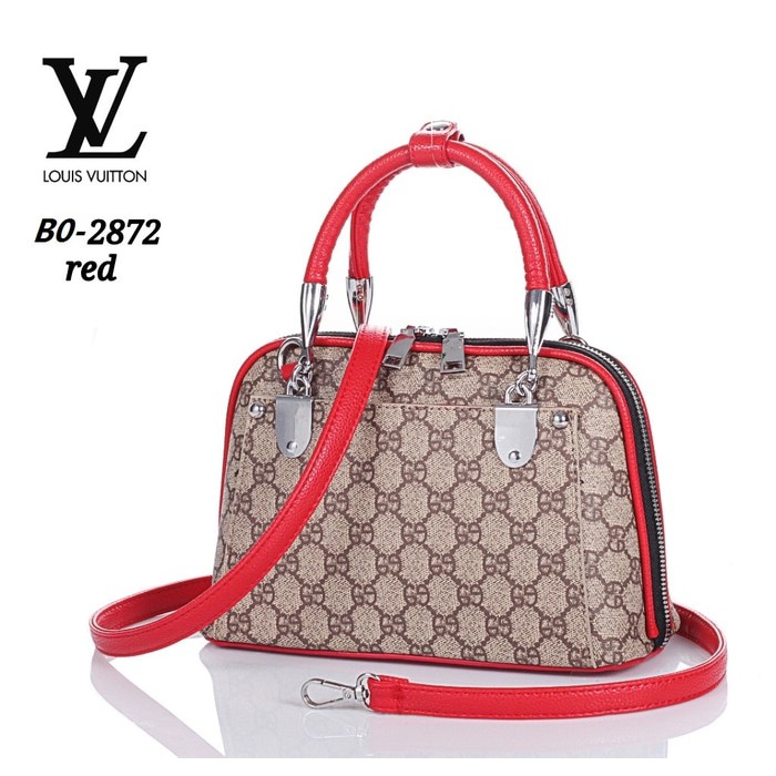 Tas import semi premium wanita LV2872 2in1 hand bag / selempang / tas kerja