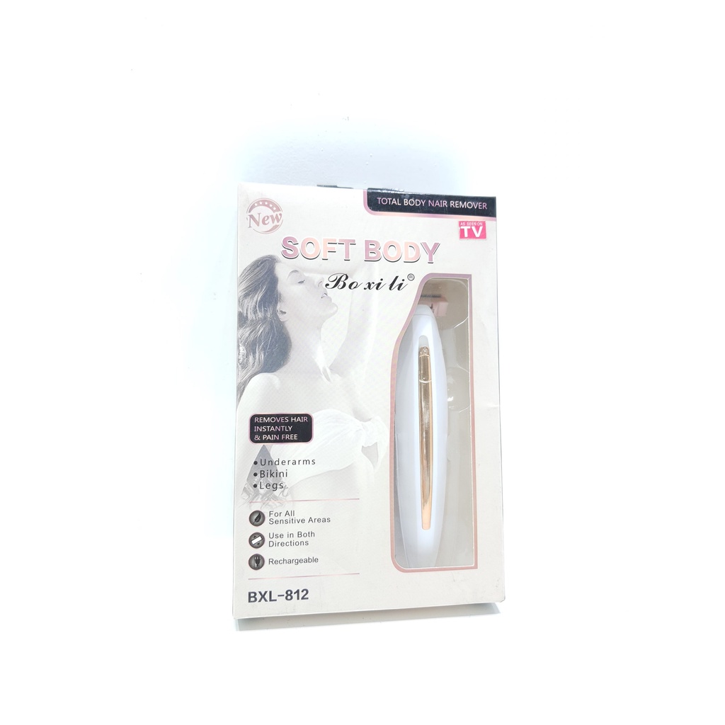 Soft Body USB Rechargeable Epilator Electric Lady Body Hair BXL-812