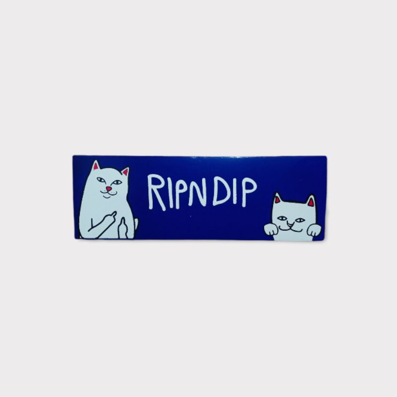 

Stiker Ripndip Blue Original (Bahan Graftac Anti Air)