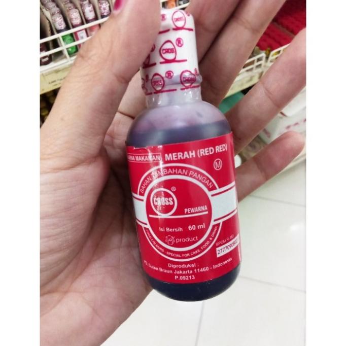 

:::::::] PEWARNA CROSS MERAH 60ML