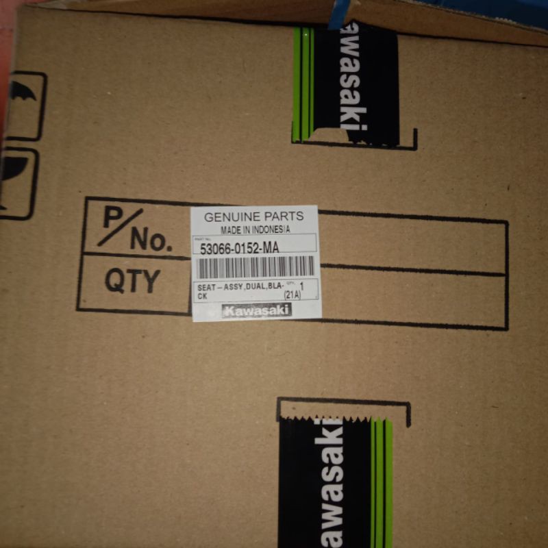 jok set assy ninja 150 r ss original Kawasaki 53066-0152-MA