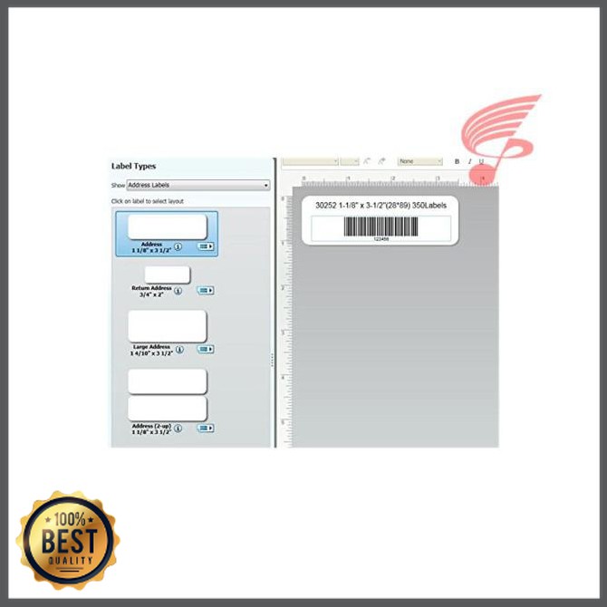 

alat DYMO 30252 Compatible (28 x 89mm) Address Labels for 450 Turbo 4XL