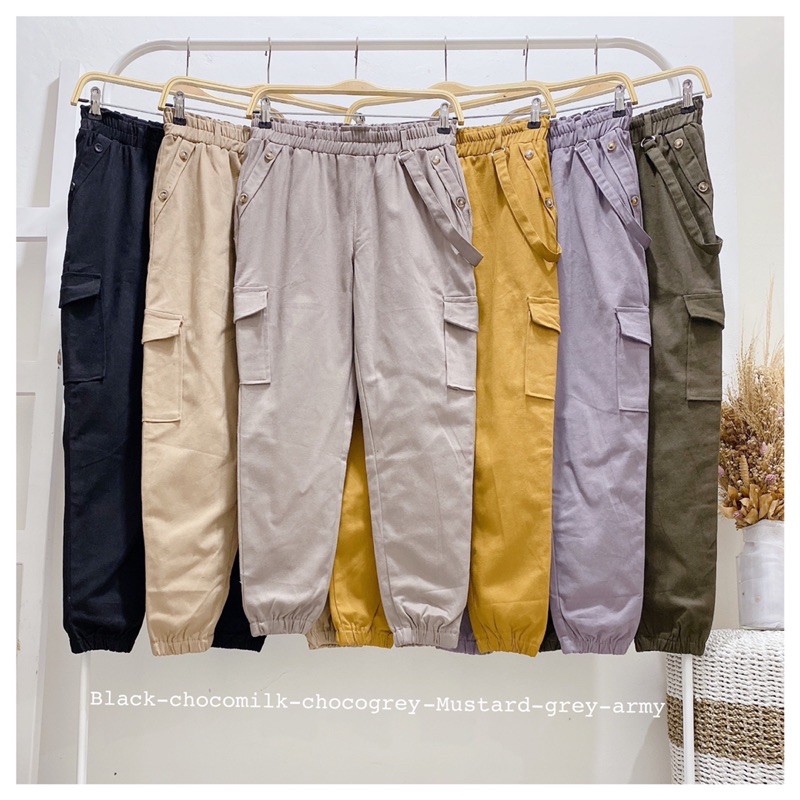 new cargo pants / jogger cargo / celana cargo / celana cargo tebal premium