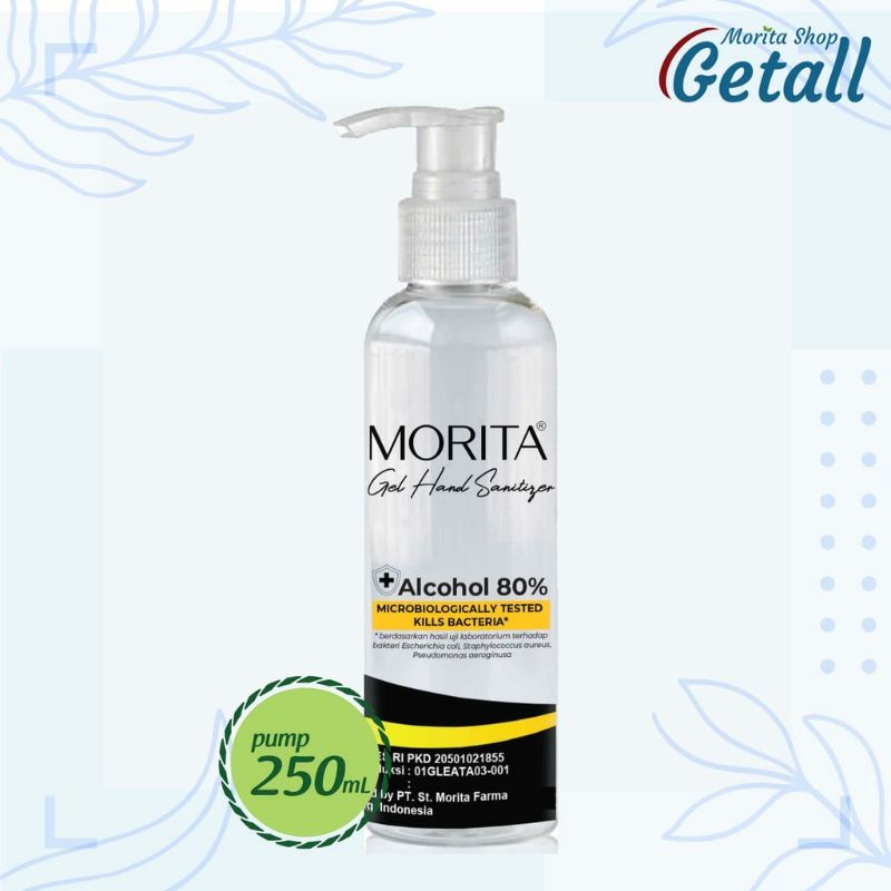 Hand Sanitizer Gel Morita Alkohol 80% 250 ml