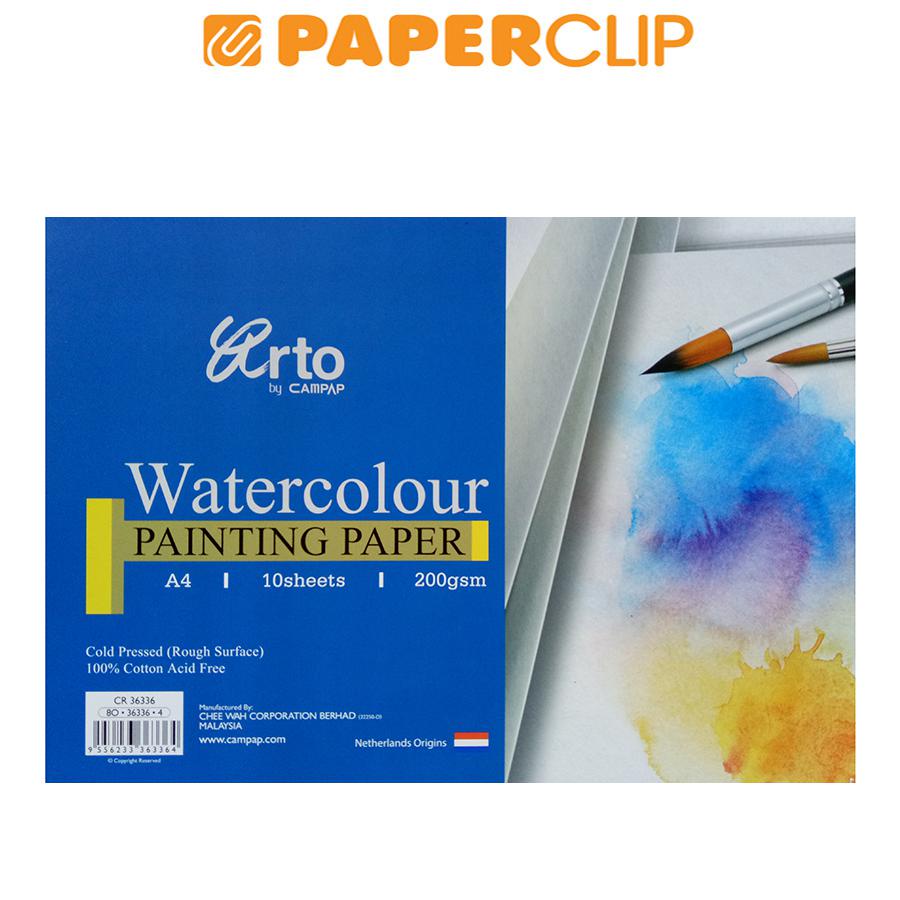 

KERTAS CAT AIR / PAPER WATERCOLOR SHEET ARTO A4 200GSM 80-36336-4