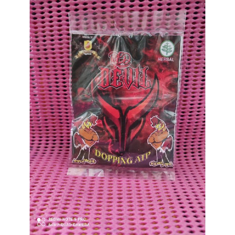 Doping Ayam Red Devil