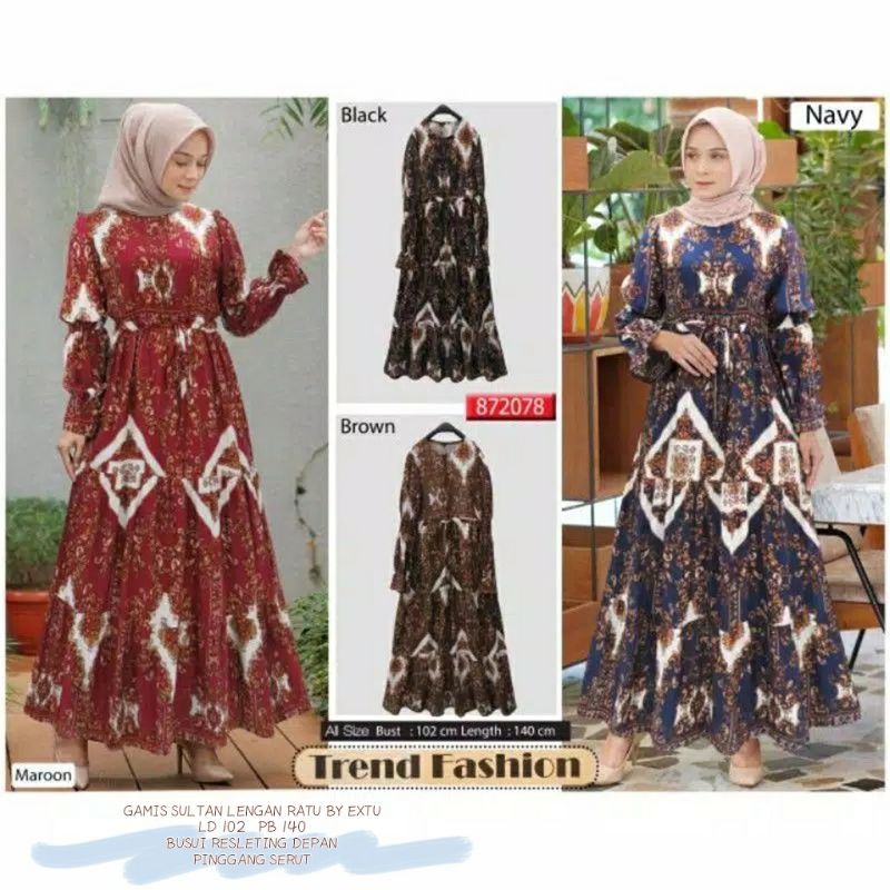 GAMIS SULTAN LENGAN RATU ORIGINAL BY EXTU