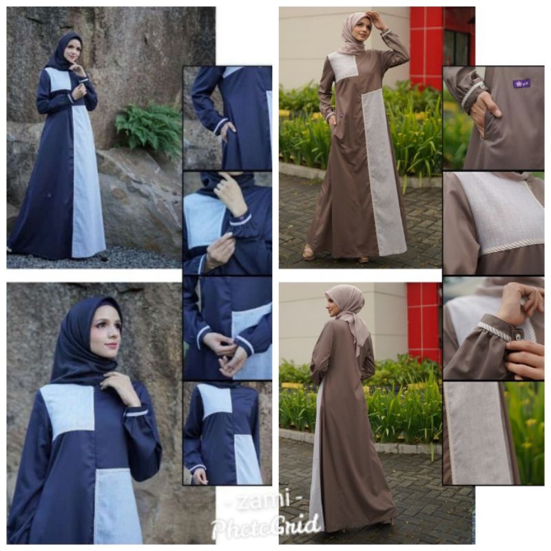 Mutif luna gamis original berkualitas