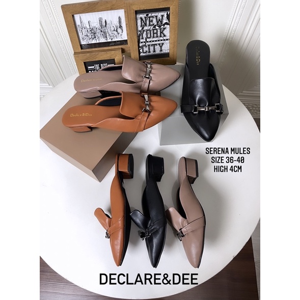 DECLARE&amp;DEE SERENA MULES WANITA SUPER EMPUK