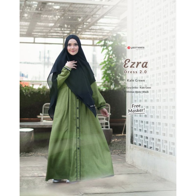 YASMEERA - EZRA DRESS Vol. 2 / GAMIS POLOS LINEN ADEM KEKINIAN CANTIK
