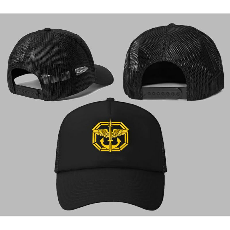 TOPI TRUCKER LOGO KOPASSUS EMBLEM KOPASSUS ABDI NEGARA