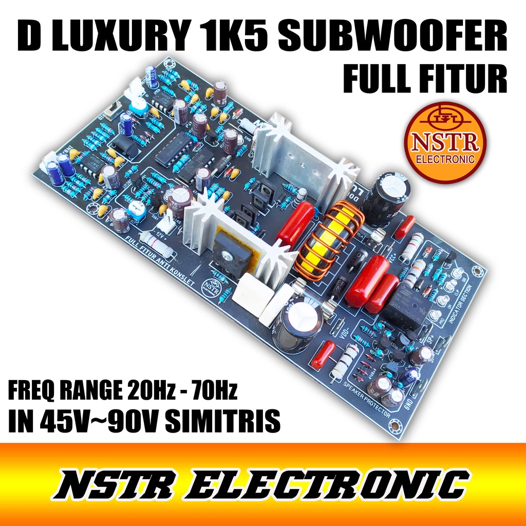 CLASS D  LUXURY 1K5  + SUBWOOFER