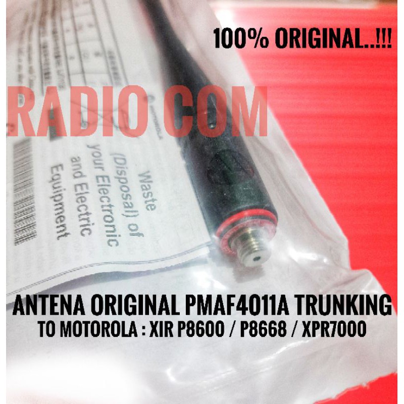 ANTENA ORIGINAL HT MOTOROLA XIR P6620i P6620 P8600 XIR P8668 XPR7000 XPR7380 XP7580 ANTENNA PMAF4011A ORI