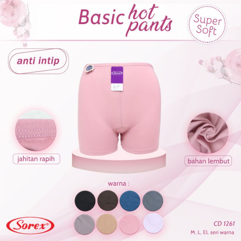 SOREX Cd Basic Hotpants 1261 Super Soft bahannya sangat Lembut