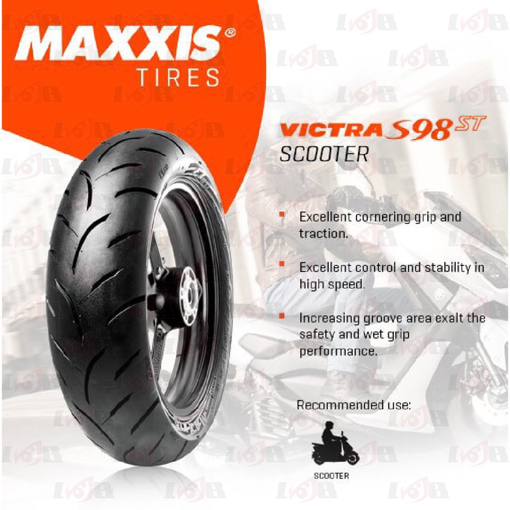 Maxxis 120/70-15 victra S98 ST Ban Tubeless Motor Matic Scooter XMAX FORZA