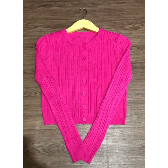 Import cardigan knit