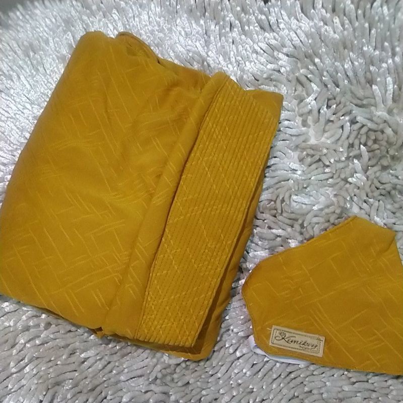 128 CHESSY SYARI JUMBO ORI KIMIKEY HIJAB | JILBAB INSTAN KERUDUNG ORIGINAL-Kunyit