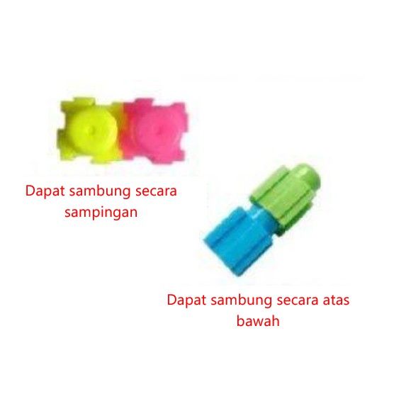 Mainan DIY Block Pistol