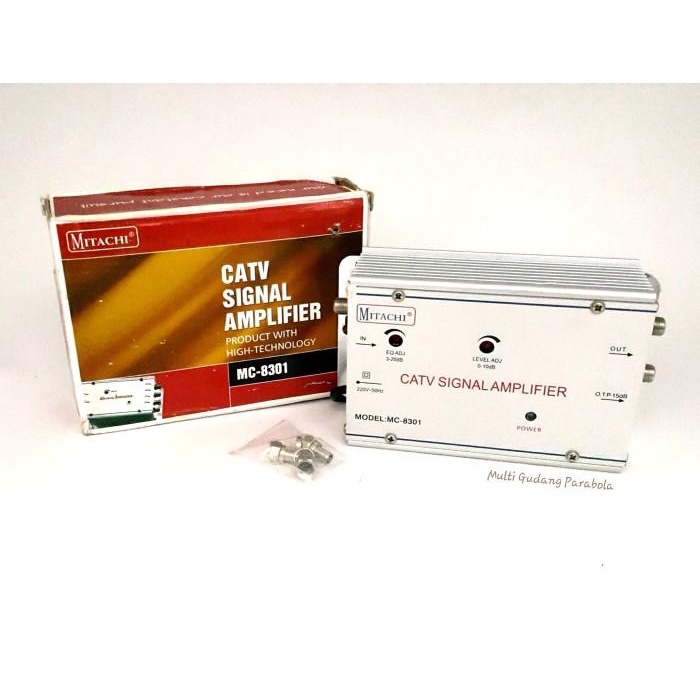 Signal Booster (Penguat Sinyal) Tv Kabel Kaonsat Mitachi Aktif