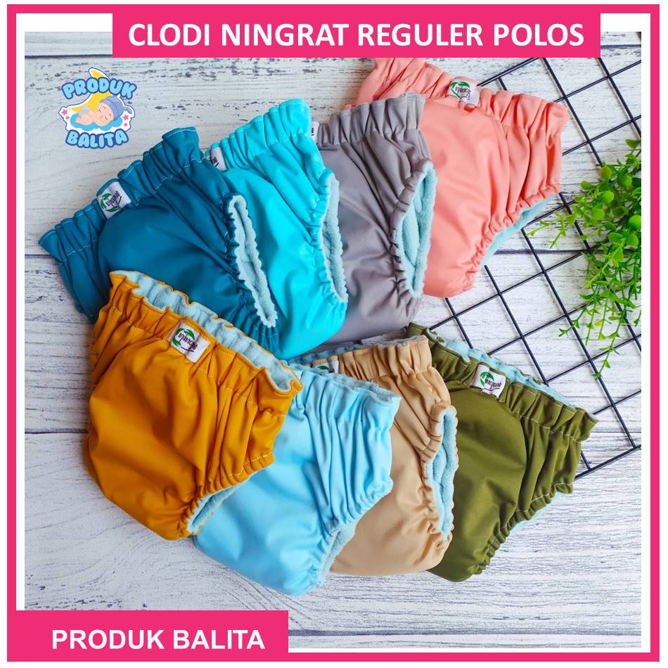 Clodi Ningrat AIO Reguler Murah Terlaris BB 5-17 KG Pempers Kain Cuci Ulang