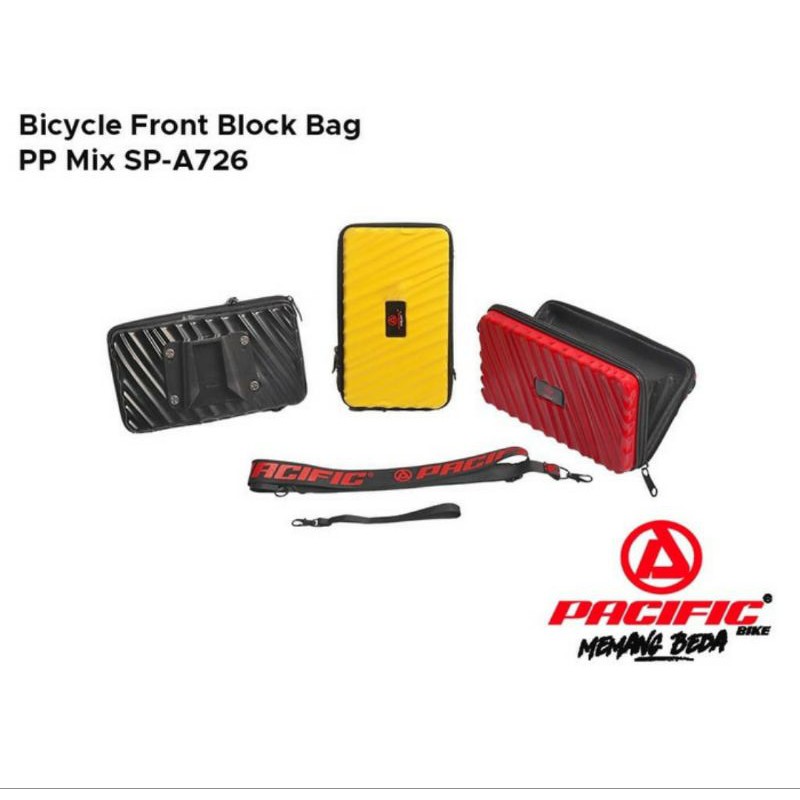 TAS SEPEDA LIPAT PACIFIC BIKE FRONT BLOCK FOLDING KOPER NORIS SPLENDID SELI