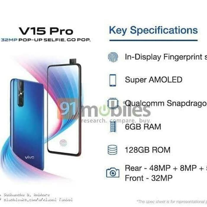 Vivo V15 Pro 6/128 RAM 6GB ROM 128GB GARANSI RESMI VIVO