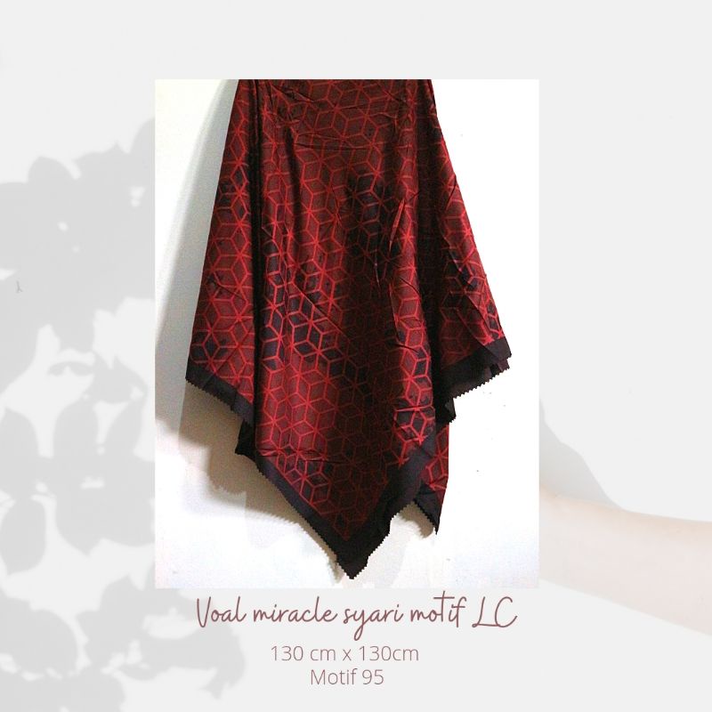 VOAL MIRACLE SYARI MOTIF UMAMA 130cm x 130cm PART 2-32
