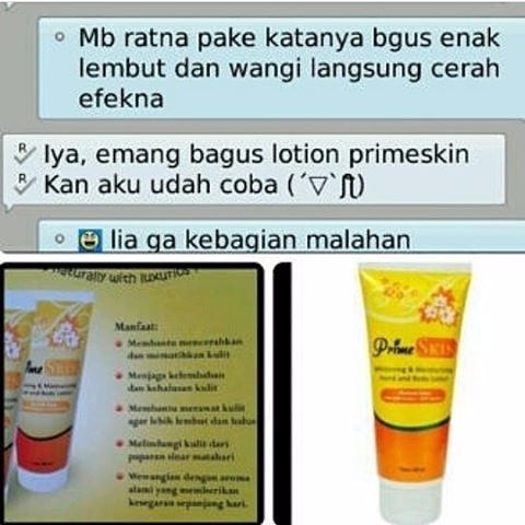 PRODUK LARIS PRIME SKIN HAND BODY LOTION HWI ASLI UV Protection Pemutih Kulit PALING MURAH