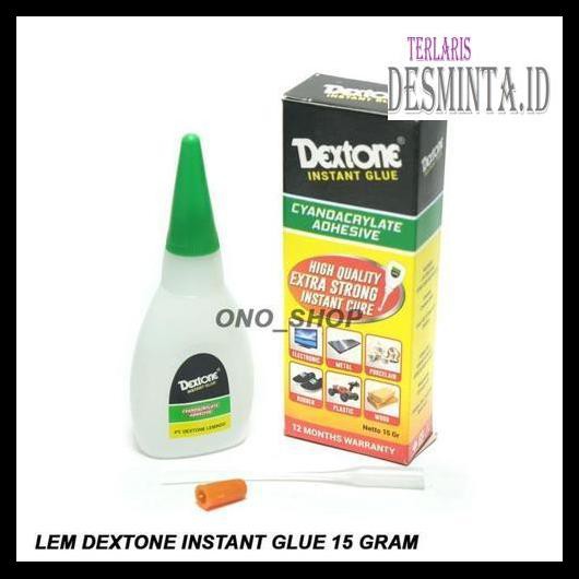 

Tyegtrs- Lem Dextone Instant Glue 15 Gram R676Ydt8-