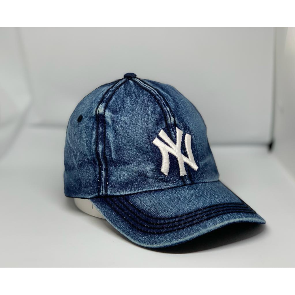 Topi Baseball NY Bahan Jeans Premium Terbaru