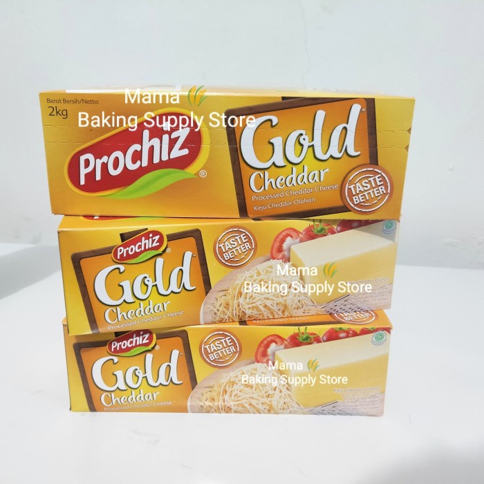 

prochiz keju gold cheddar chedar olahan cheese gold enak 1 kg tokomaju1625