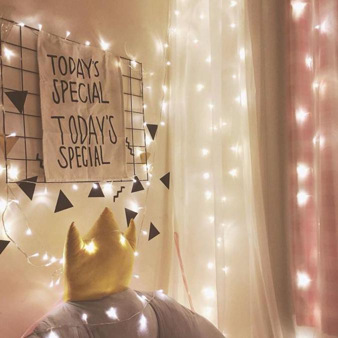 Lampu Led Dekorasi Kamar Warm White / Lampu Tidur Hias / Tumblr Light