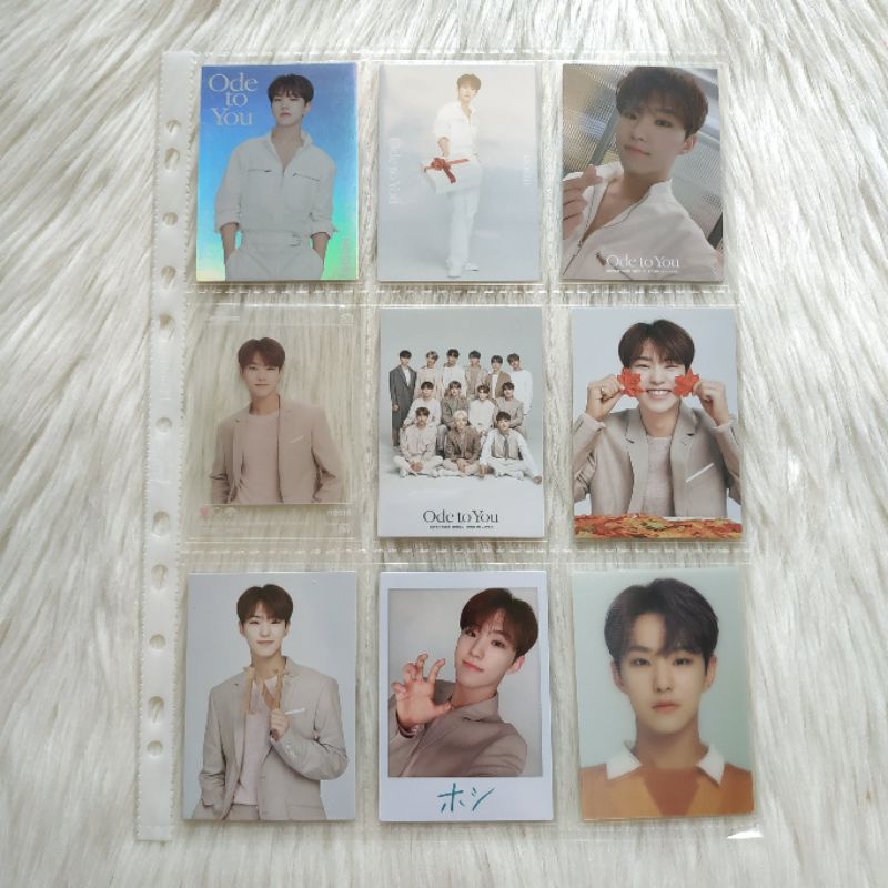 SEVENTEEN Hoshi TC Trading Card OTY Ode To You Japan Set